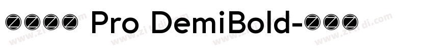 小米兰亭 Pro DemiBold字体转换